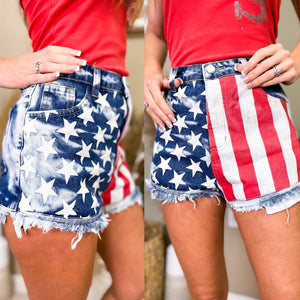 American Flag Shorts 