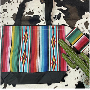 Aztec Handbag And Wallet Set Handbag 