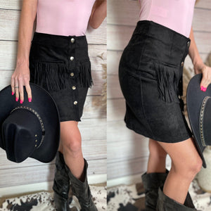 Cowgirl Fringe Skirt Bottoms/Skirt 