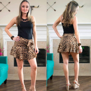 The Leopard Skort Bottoms/Skirt 
